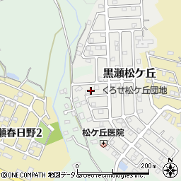 広島県東広島市黒瀬松ケ丘13周辺の地図