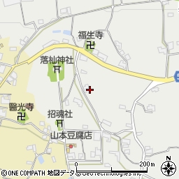 奈良県五條市黒駒町周辺の地図