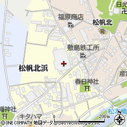 兵庫県南あわじ市松帆北浜周辺の地図