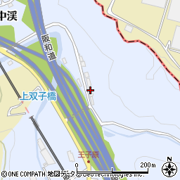 大阪府阪南市山中渓519周辺の地図