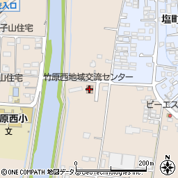 竹原西地域交流センター周辺の地図