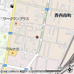 香川県高松市香西南町21周辺の地図