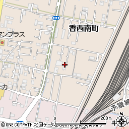 香川県高松市香西南町189周辺の地図
