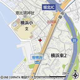 広島県安芸郡坂町横浜東周辺の地図