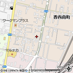 香川県高松市香西南町21-7周辺の地図