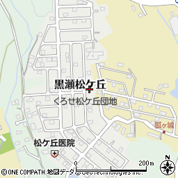 広島県東広島市黒瀬松ケ丘16-6周辺の地図