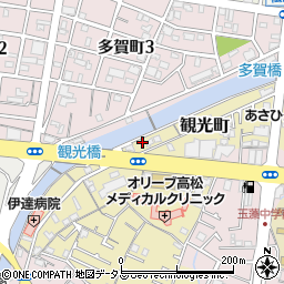 香川県高松市観光町566周辺の地図