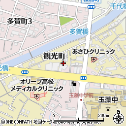 香川県高松市観光町543周辺の地図
