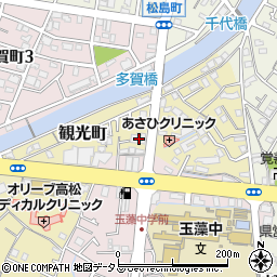 香川県高松市観光町539周辺の地図