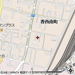 香川県高松市香西南町190-10周辺の地図