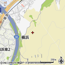 広島県安芸郡坂町岡周辺の地図