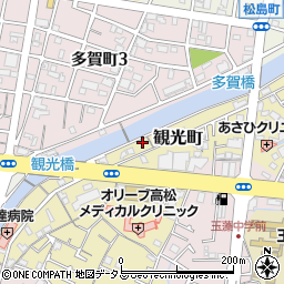 香川県高松市観光町499-3周辺の地図