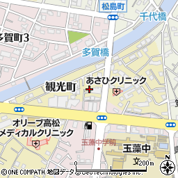 香川県高松市観光町542-13周辺の地図