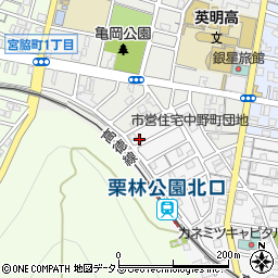 中野町グリーンハイツ周辺の地図