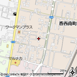香川県高松市香西南町23-5周辺の地図