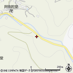 奈良県五條市西吉野町湯川416周辺の地図