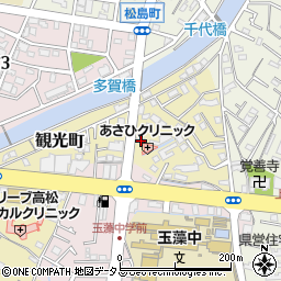 香川県高松市観光町505-5周辺の地図
