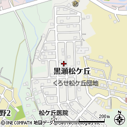 広島県東広島市黒瀬松ケ丘18-25周辺の地図