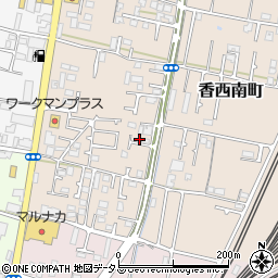 香川県高松市香西南町23周辺の地図