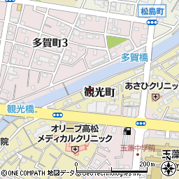 香川県高松市観光町500-9周辺の地図