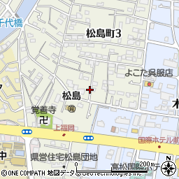 香川県高松市松島町3丁目周辺の地図