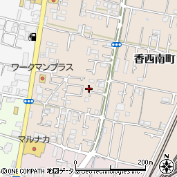 香川県高松市香西南町23-6周辺の地図