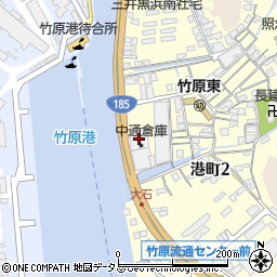 中通倉庫周辺の地図