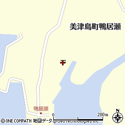 鴨居瀬郵便局周辺の地図