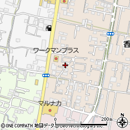 香川県高松市香西南町34-5周辺の地図