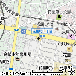 香川日産自動車高松店周辺の地図