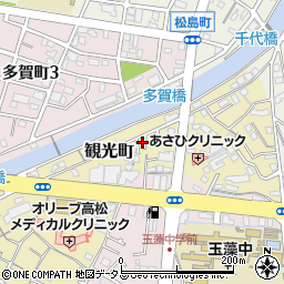 香川県高松市観光町504周辺の地図