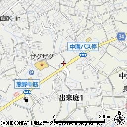 修学館熊野教室周辺の地図