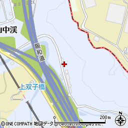 大阪府阪南市山中渓520周辺の地図