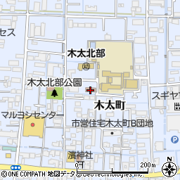 高松市木太北部コミュニティセンター周辺の地図