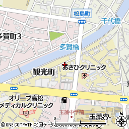 香川県高松市観光町504-10周辺の地図