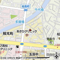 香川県高松市観光町511周辺の地図