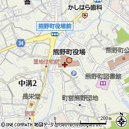 広島県安芸郡熊野町周辺の地図