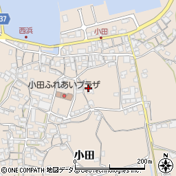 香川県さぬき市小田1492周辺の地図