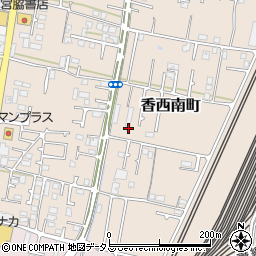 香川県高松市香西南町165周辺の地図