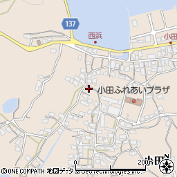 香川県さぬき市小田1740周辺の地図