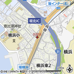 坂横浜周辺の地図