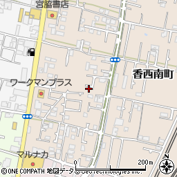 香川県高松市香西南町61-3周辺の地図