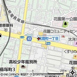 香川日産前周辺の地図