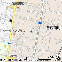 香川県高松市香西南町61周辺の地図