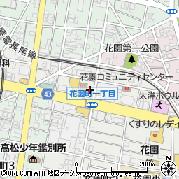 栗原工業株式会社　四国支店周辺の地図