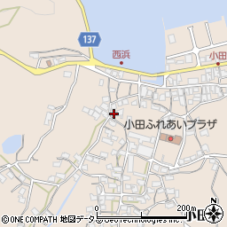 香川県さぬき市小田1737周辺の地図
