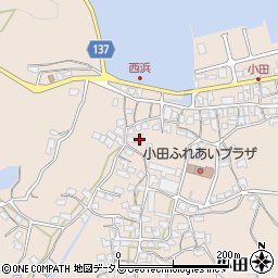 香川県さぬき市小田1737-1周辺の地図