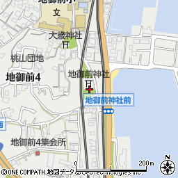 地御前神社トイレ周辺の地図