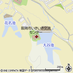 阪南市立老人福祉センター周辺の地図