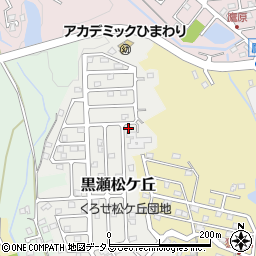 広島県東広島市黒瀬松ケ丘16-18周辺の地図